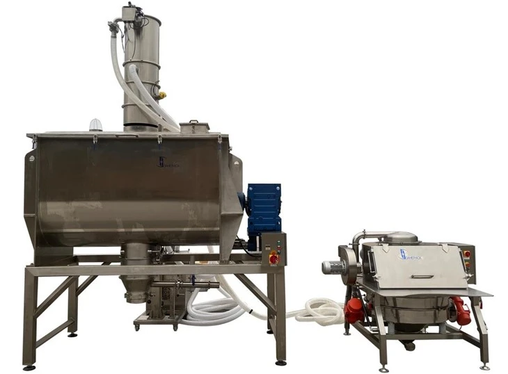Ribbon S. S. Powder Mixer