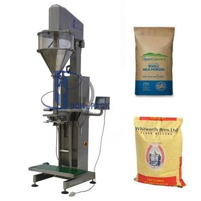 Fill-To-Weight Auger Filler Model DH-B5|Značajka: Dual Speed